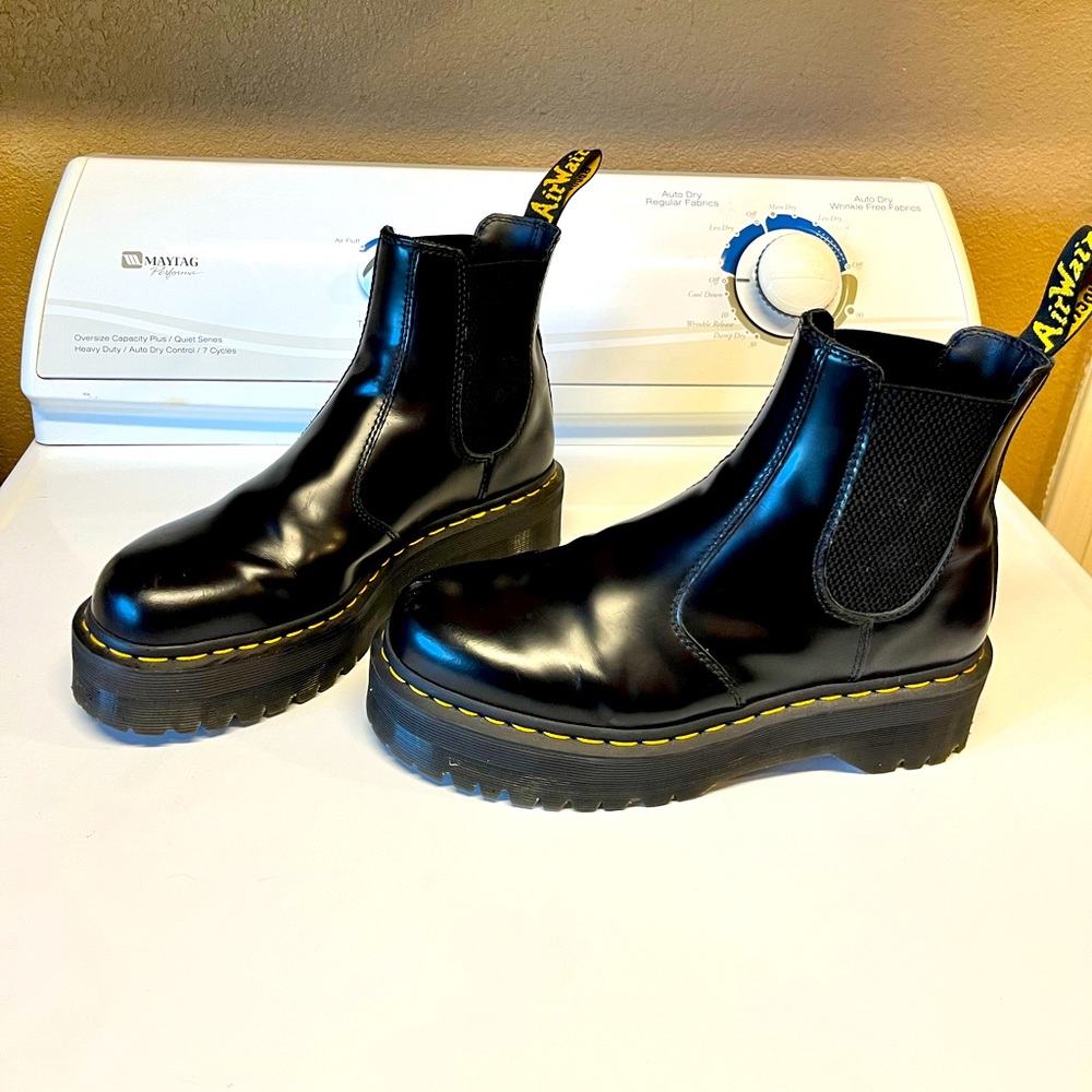 Dr. Martin Chelsea pull on boots. Women’s size 10